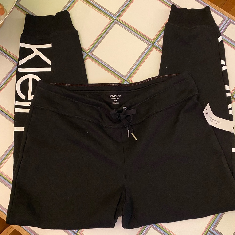 Calvin Klein Black Performance Joggers woman L/G